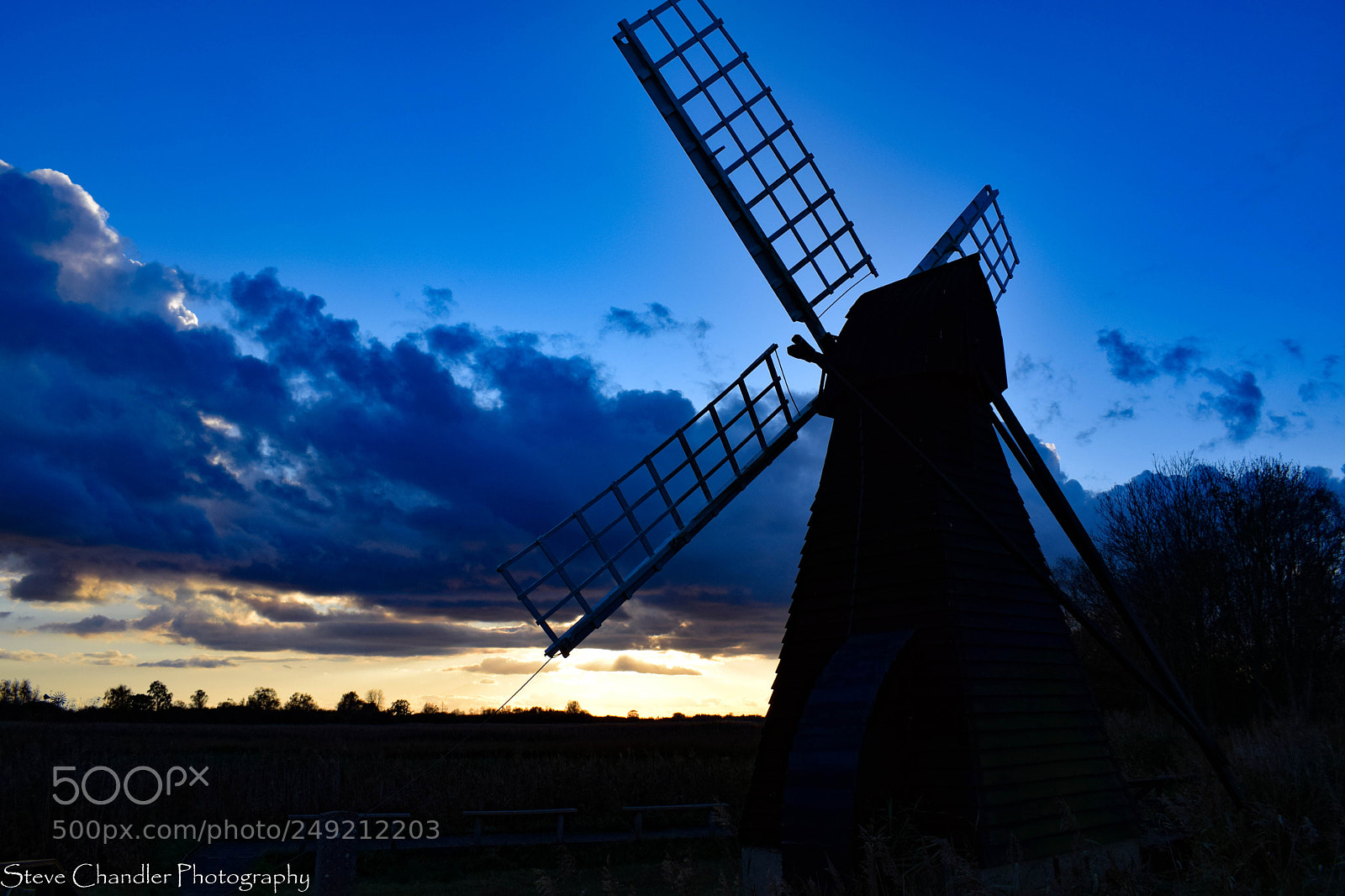 Nikon D3300 sample photo. Windmill at dusk photography