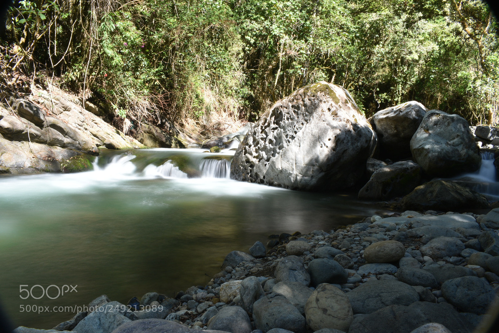 Nikon D3400 sample photo. Rainforest waterfall photography