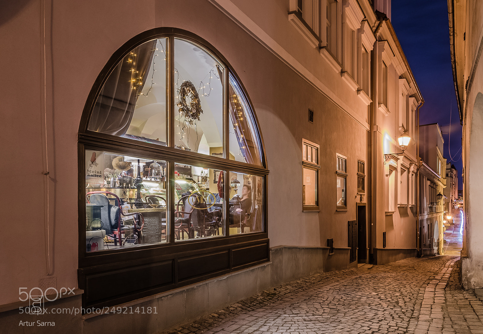 Nikon D5100 sample photo. Bielskie streets at night. photography