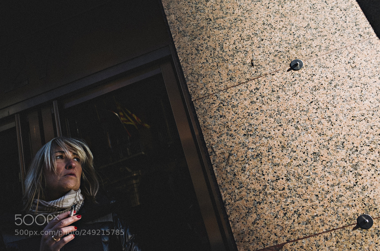 Ricoh GR II sample photo. Smoking woman # 14 photography
