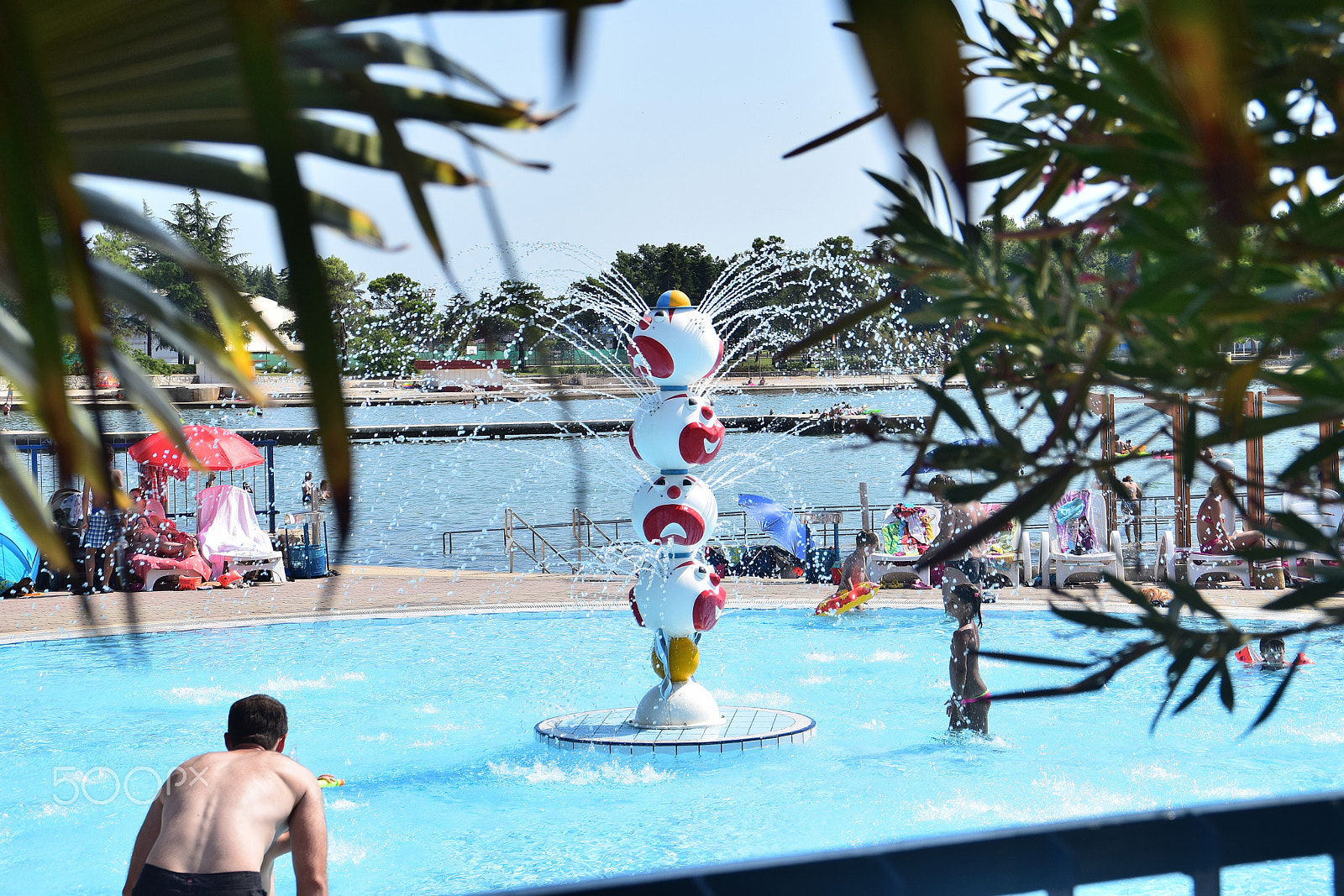 Nikon D3300 sample photo. Clowns in the pool photography