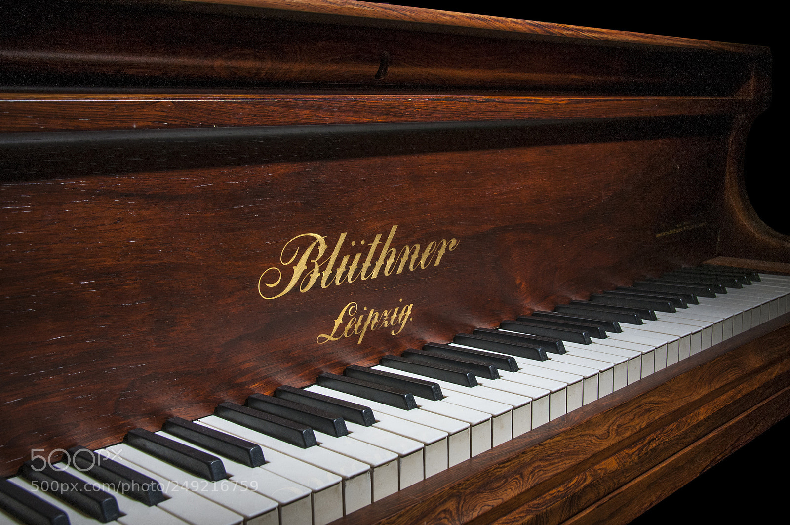 Nikon D300 sample photo. Bluthner piano photography