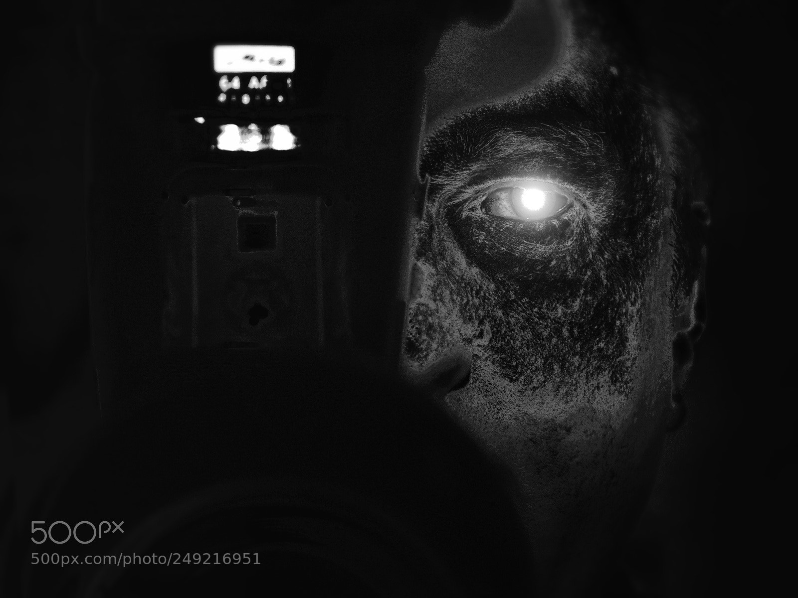 Olympus OM-D E-M1 Mark II sample photo. Infrared art selfie photography