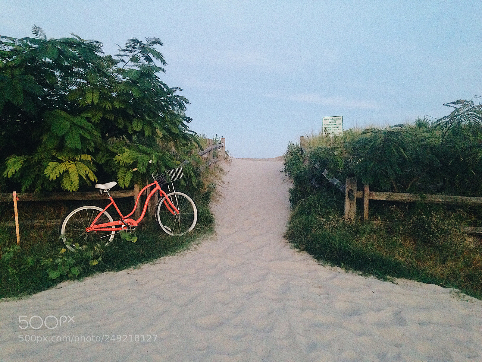 Apple iPhone 5c sample photo. Beach bike photography