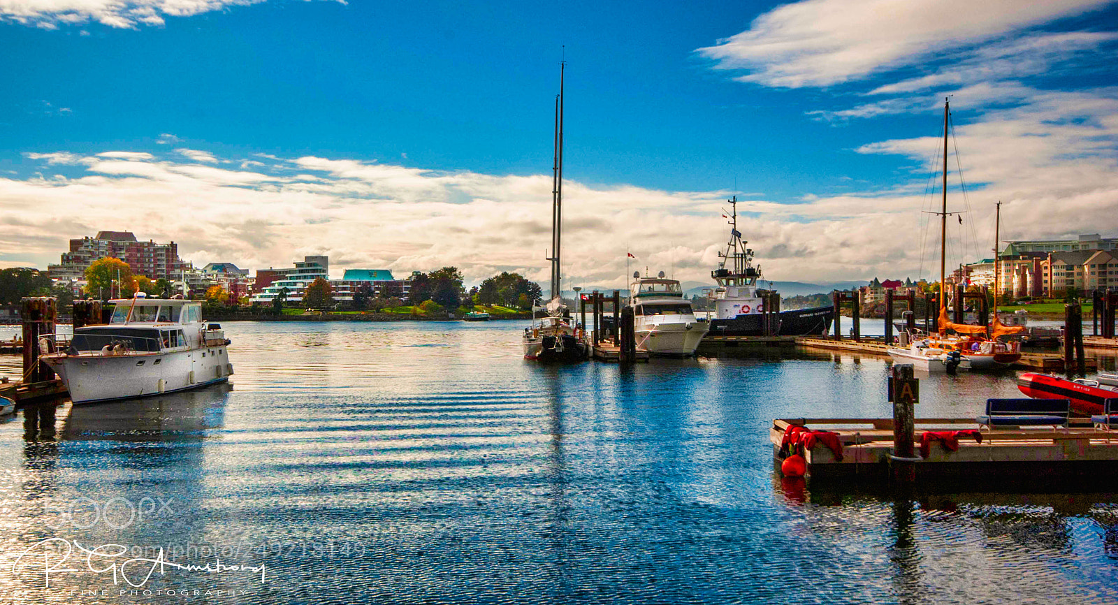 Pentax K200D sample photo. West coast harbor photography