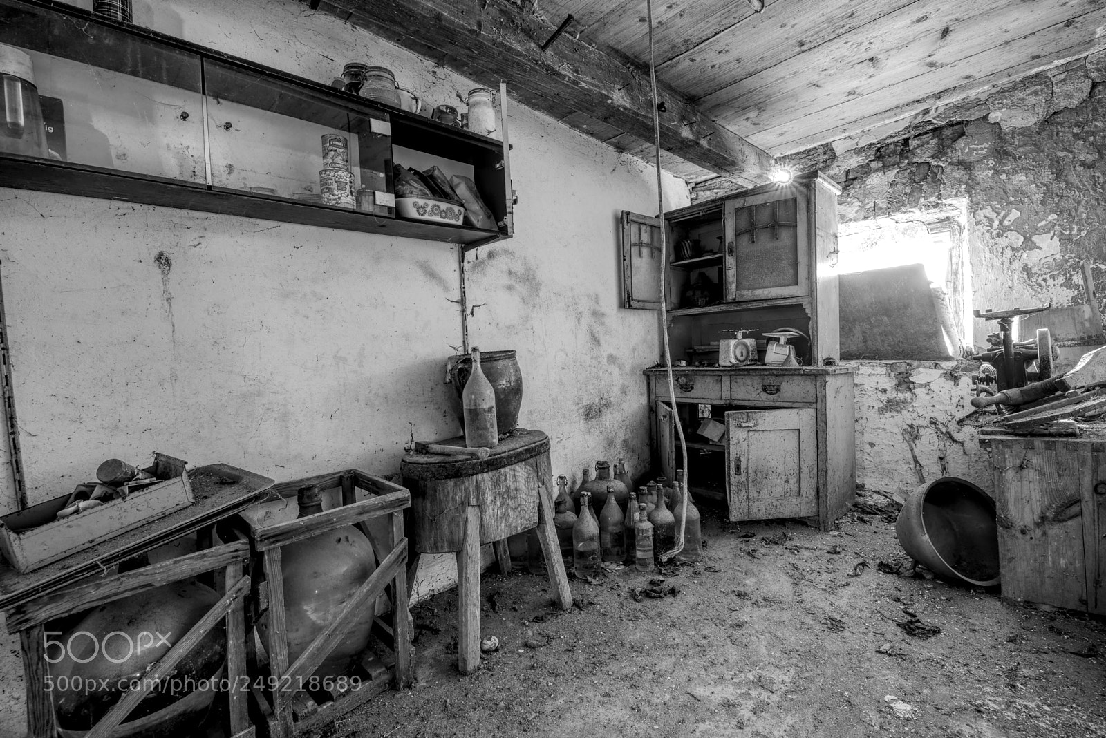 Canon EOS 6D Mark II sample photo. Lost place black/white photography
