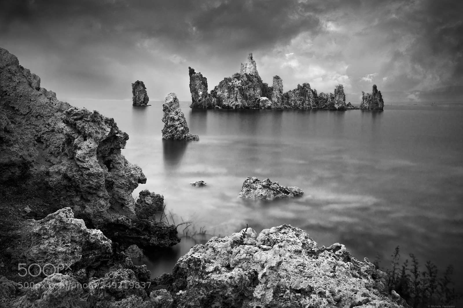 Nikon D800 sample photo. Mono lake monochrome photography