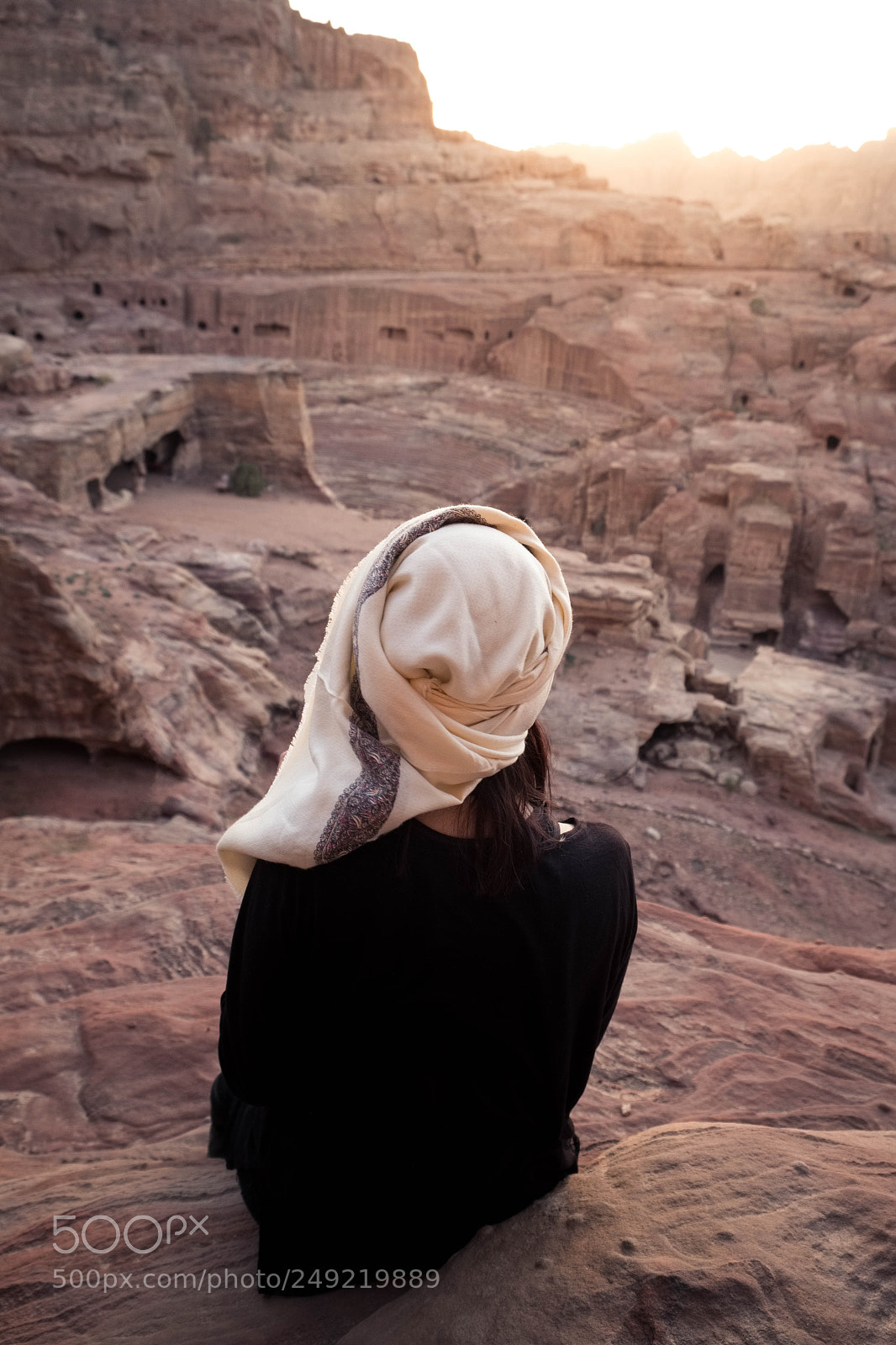Fujifilm X-T20 sample photo. Sunset above jordan petra photography