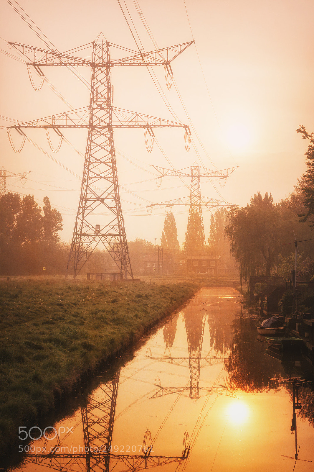 Nikon D7100 sample photo. Electricity pylons... photography