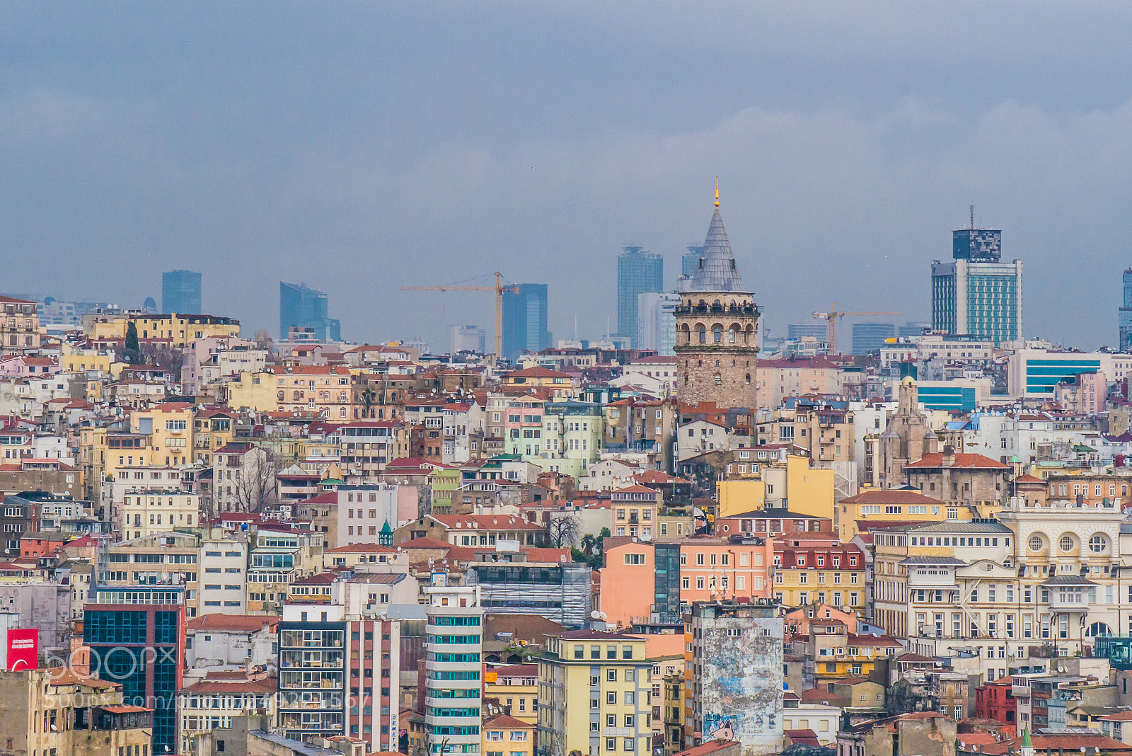 Panasonic Lumix DMC-G85 (Lumix DMC-G80) sample photo. Galata district views, buildings photography
