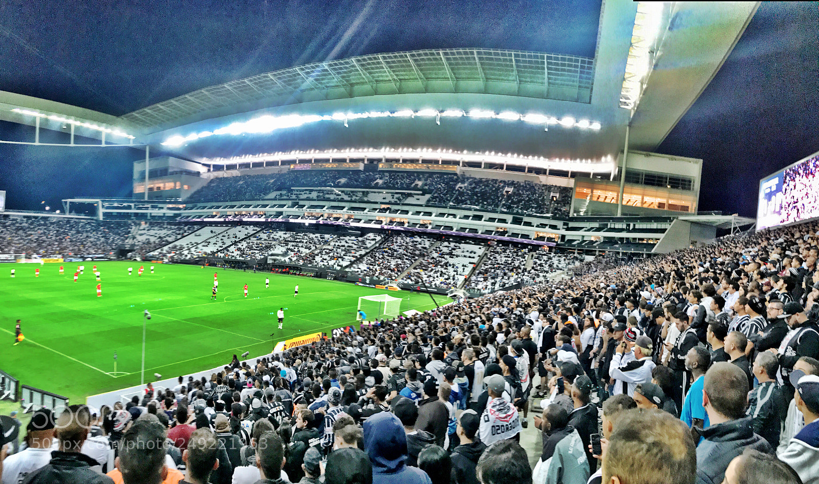 Apple iPhone 7 sample photo. Arena corinthians photography