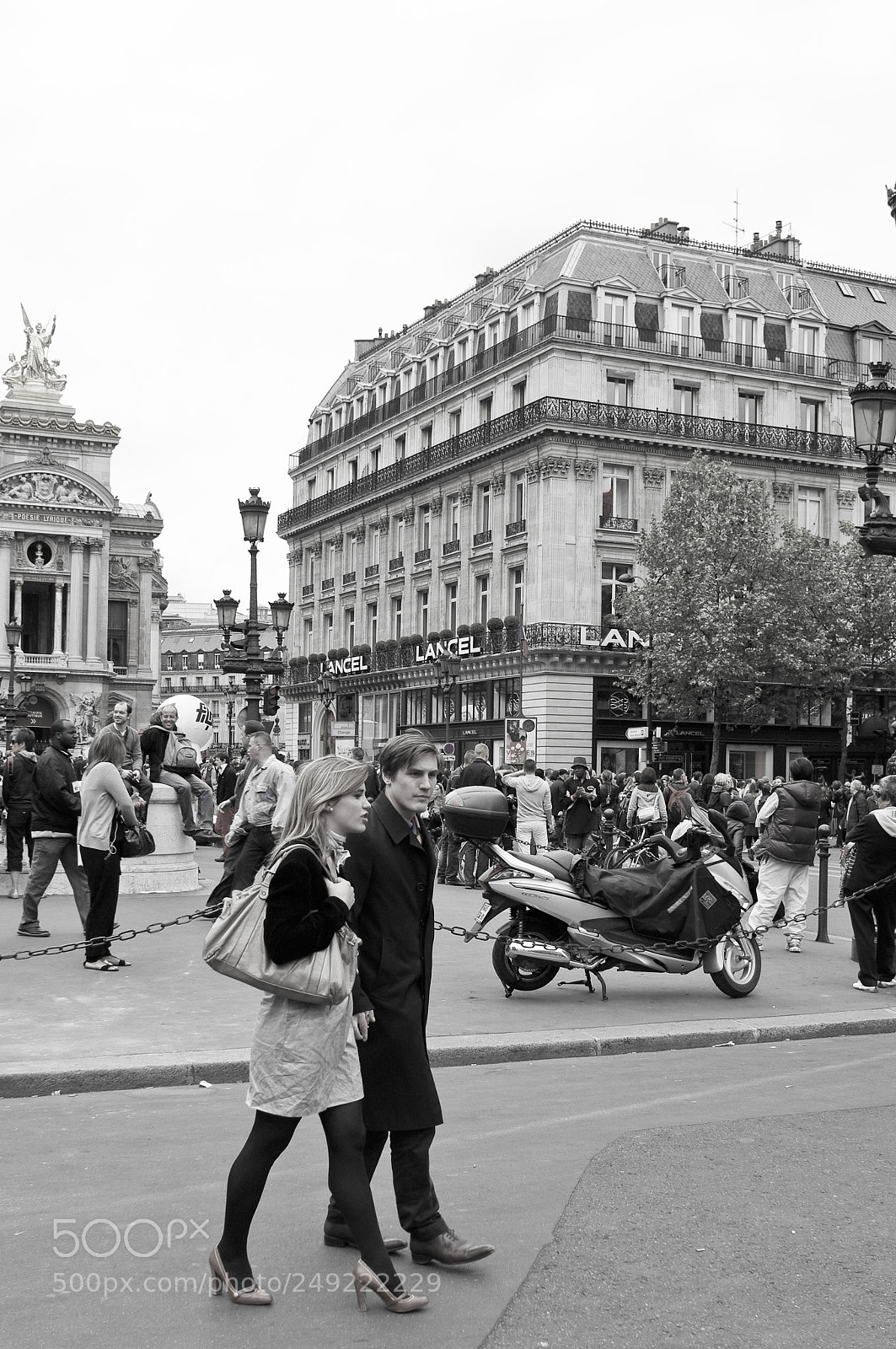 Pentax K20D sample photo. Place de l'opéra photography