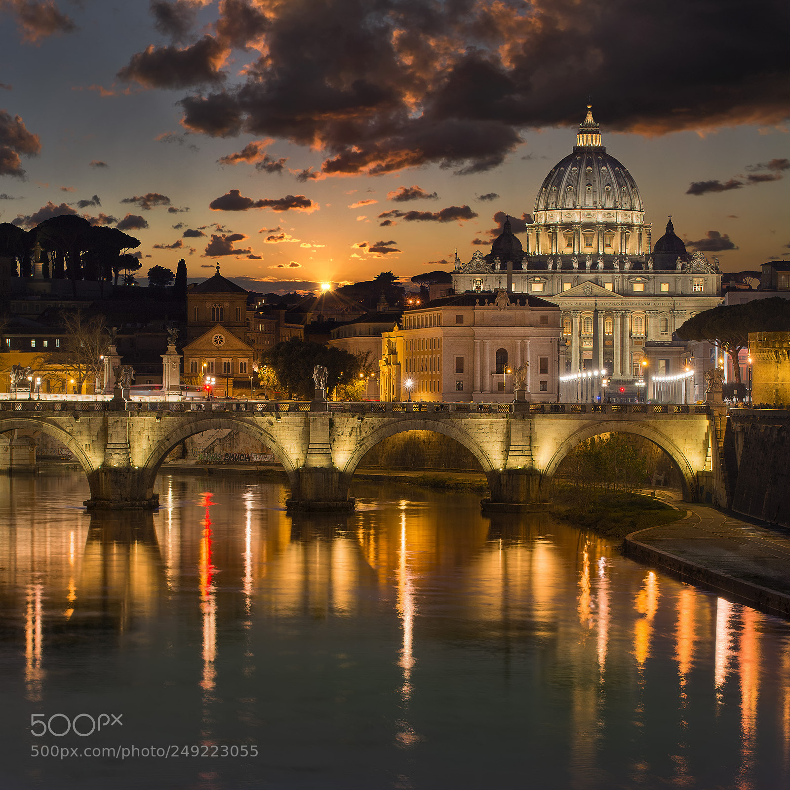 Nikon D7100 sample photo. Vatican sunset photography