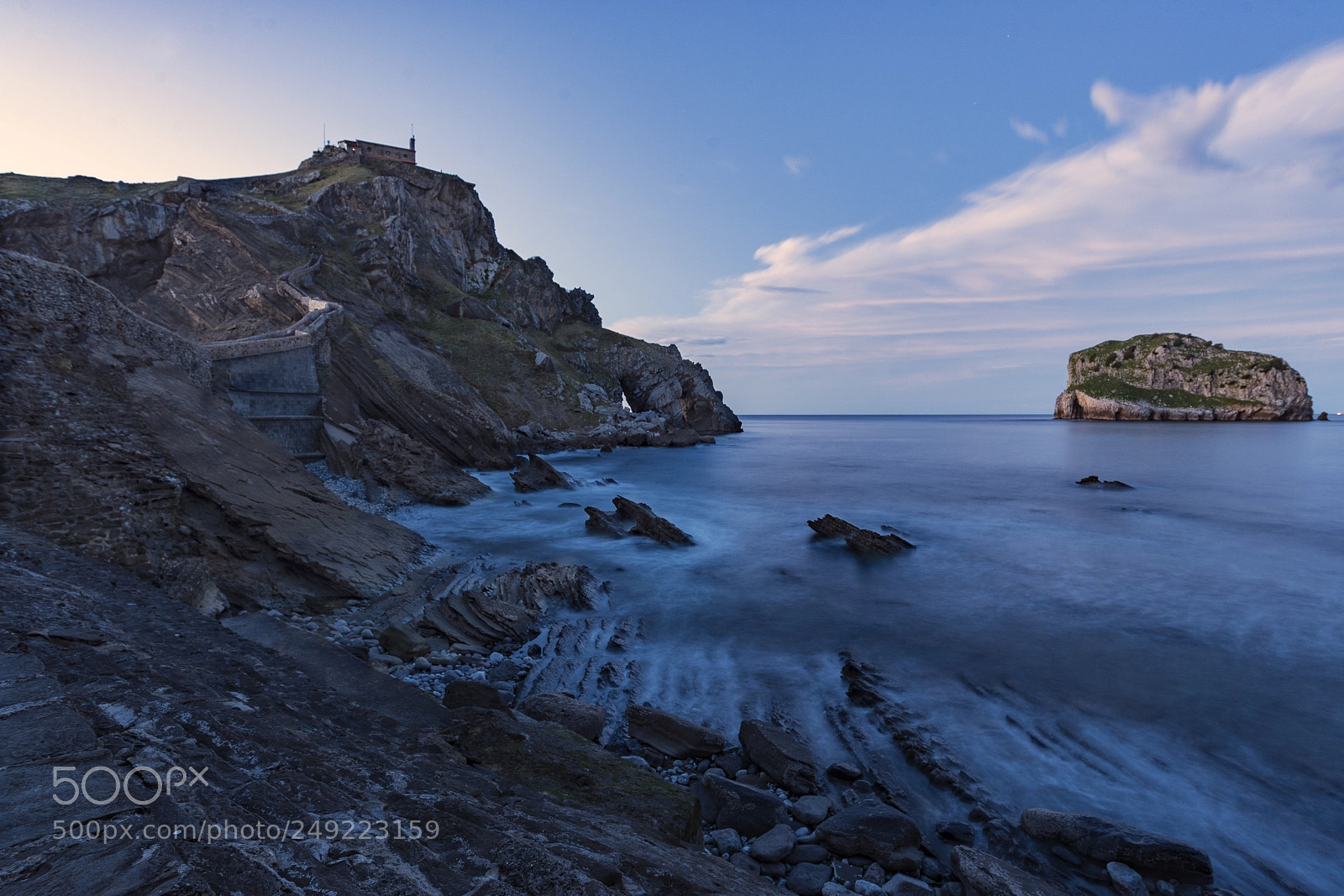 Nikon D610 sample photo. Sunset in gaztelugatxe ii photography