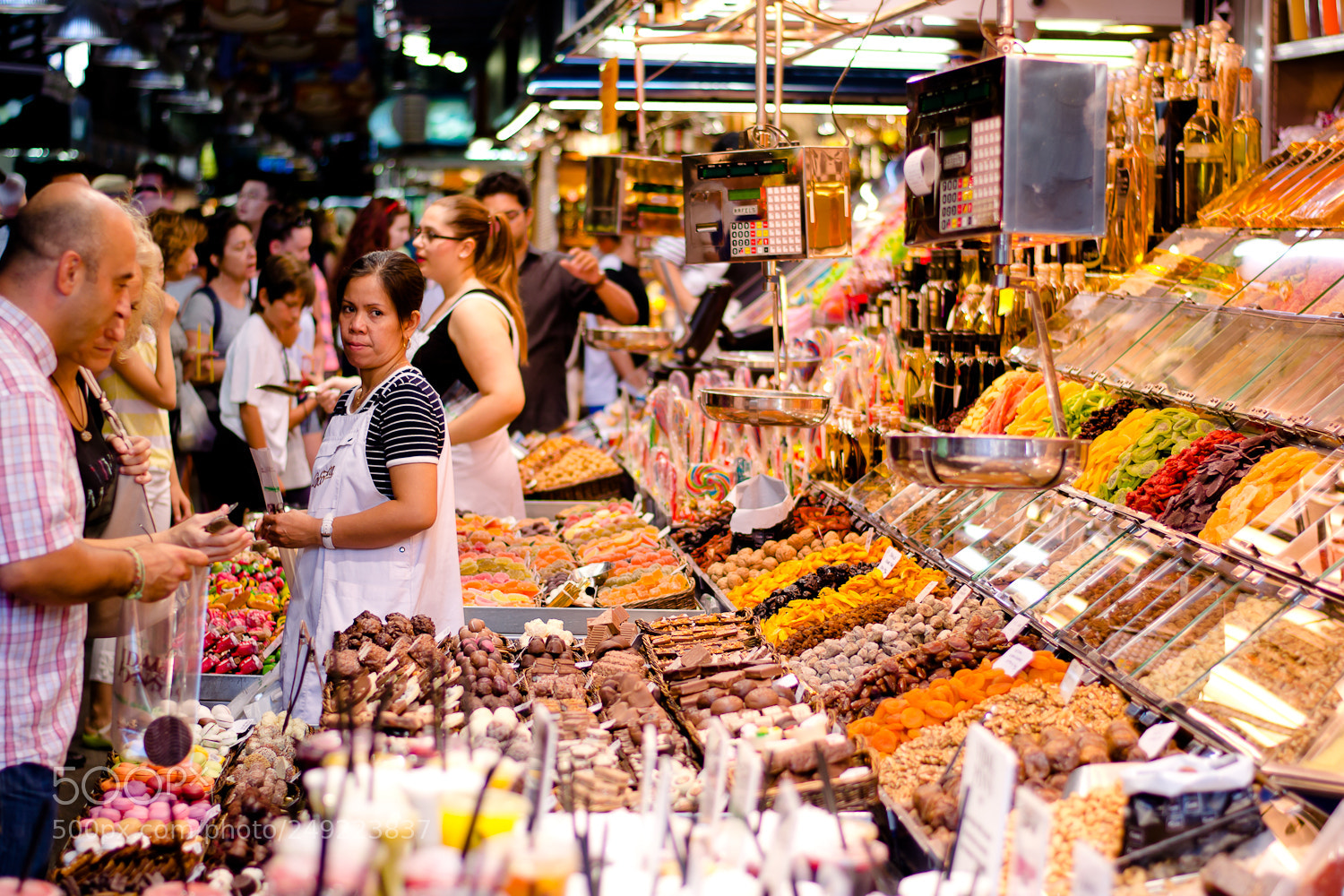 Nikon D3100 sample photo. Mercado de la boqueria photography