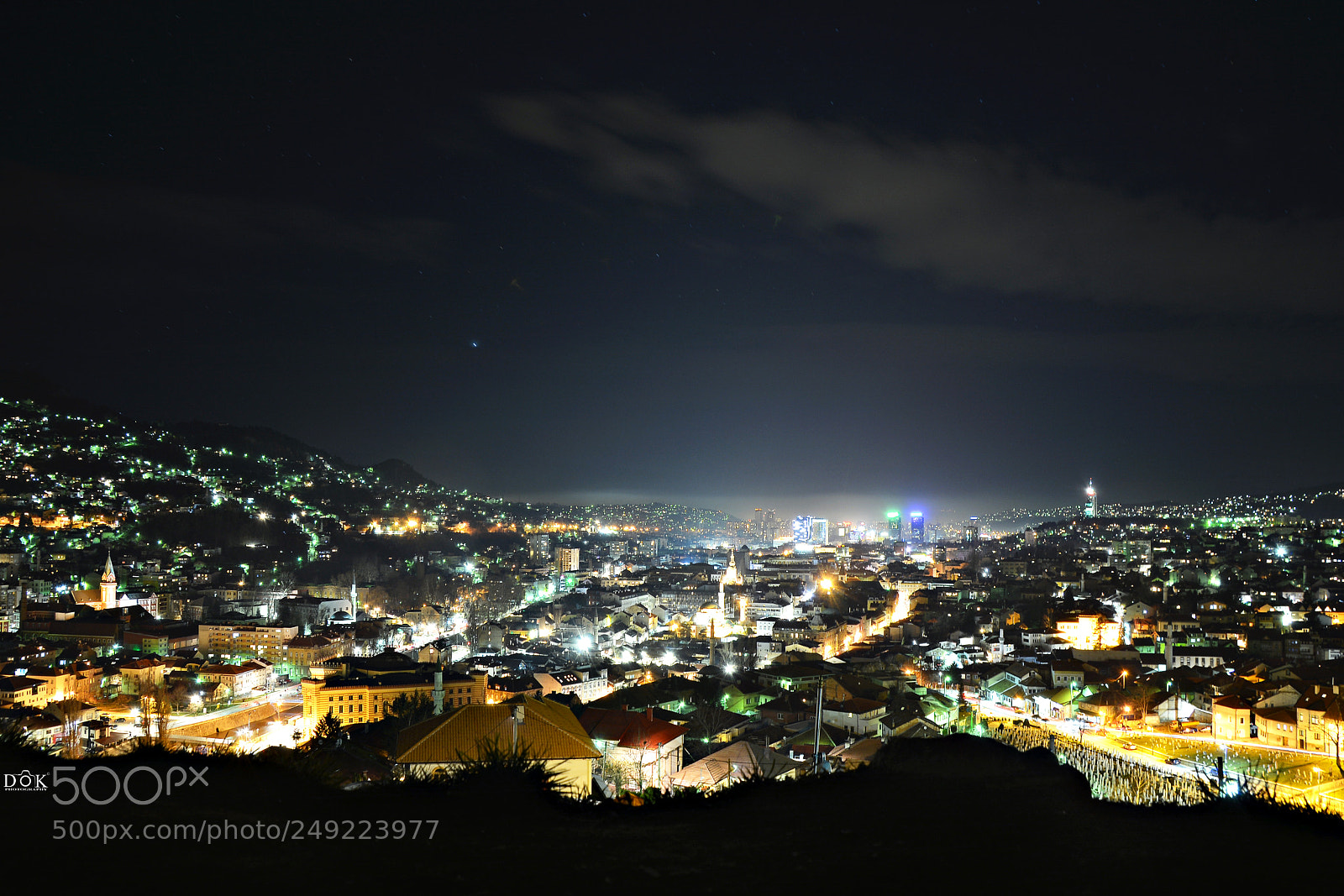 Nikon D7100 sample photo. Sarajevo, night! ❤️ photography