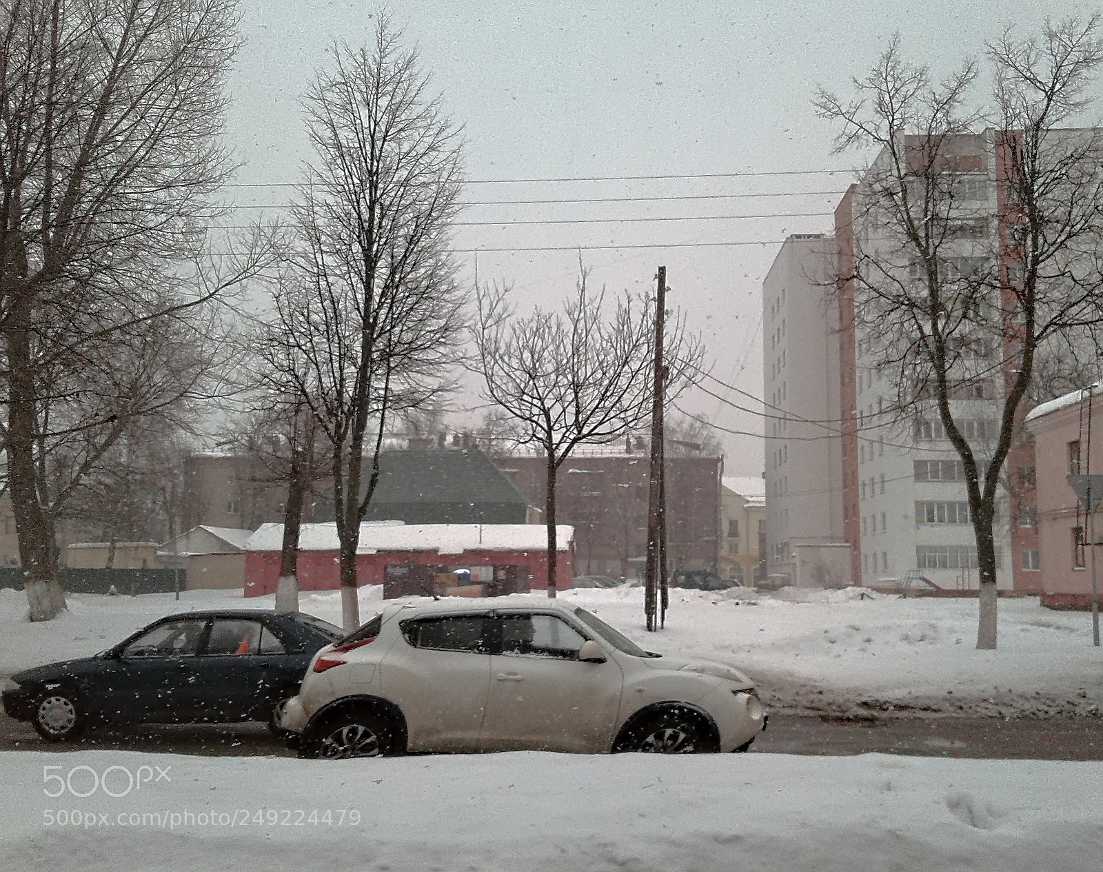 Samsung Galaxy J1 sample photo. Snowy street photography