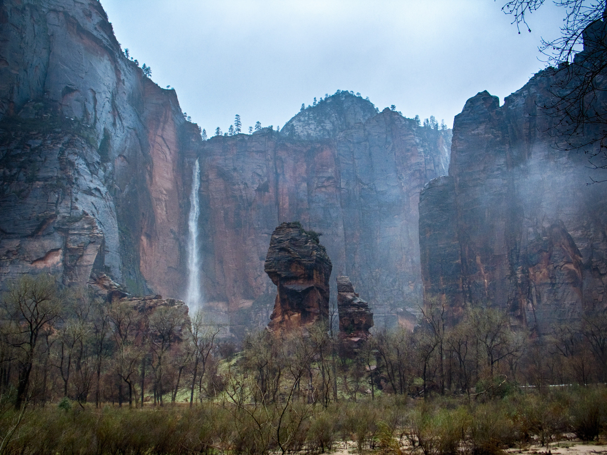 Canon POWERSHOT G6 sample photo. Another cloudy day @ zion photography