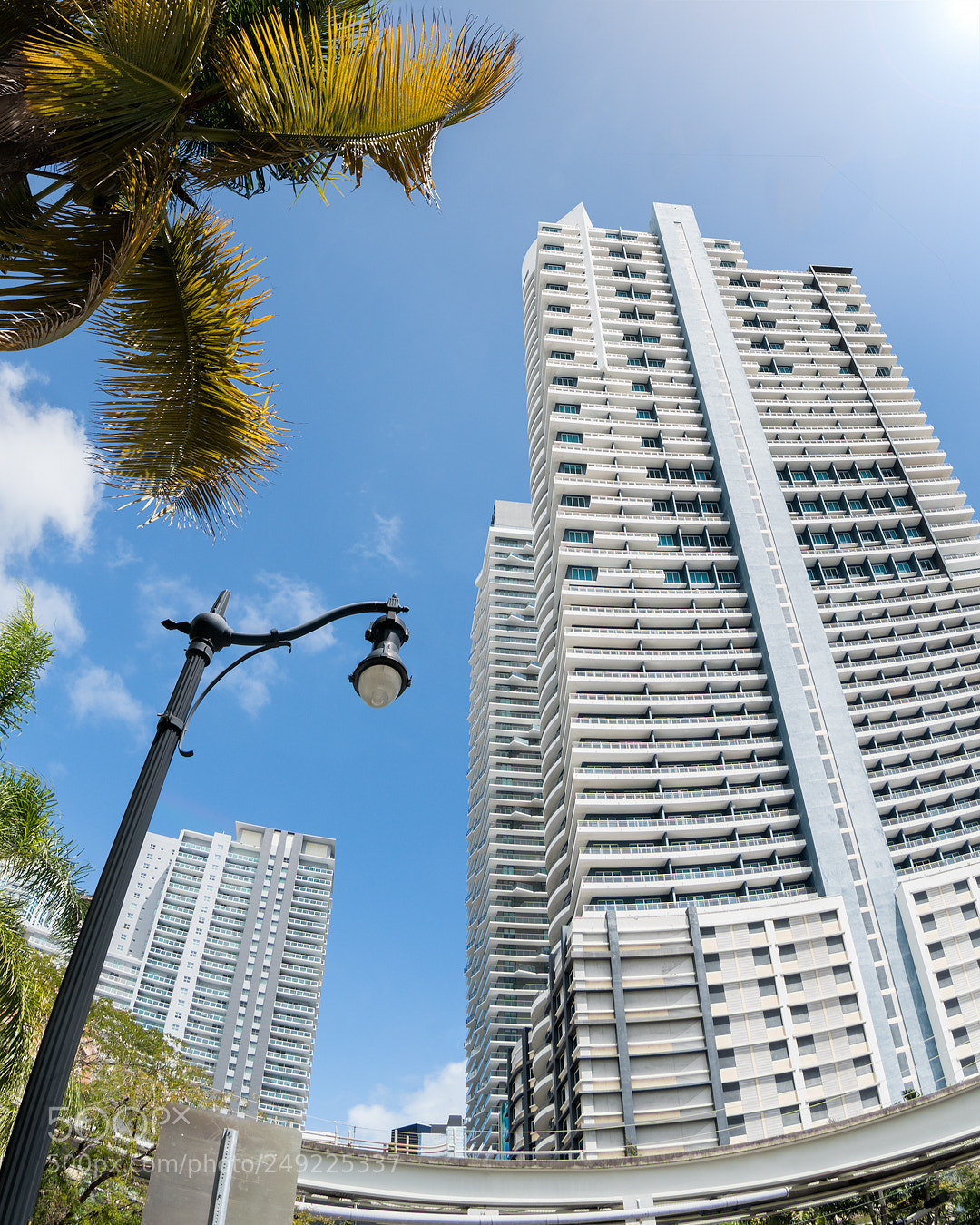 Sony a7R II sample photo. Infinity brickell fisheye photography