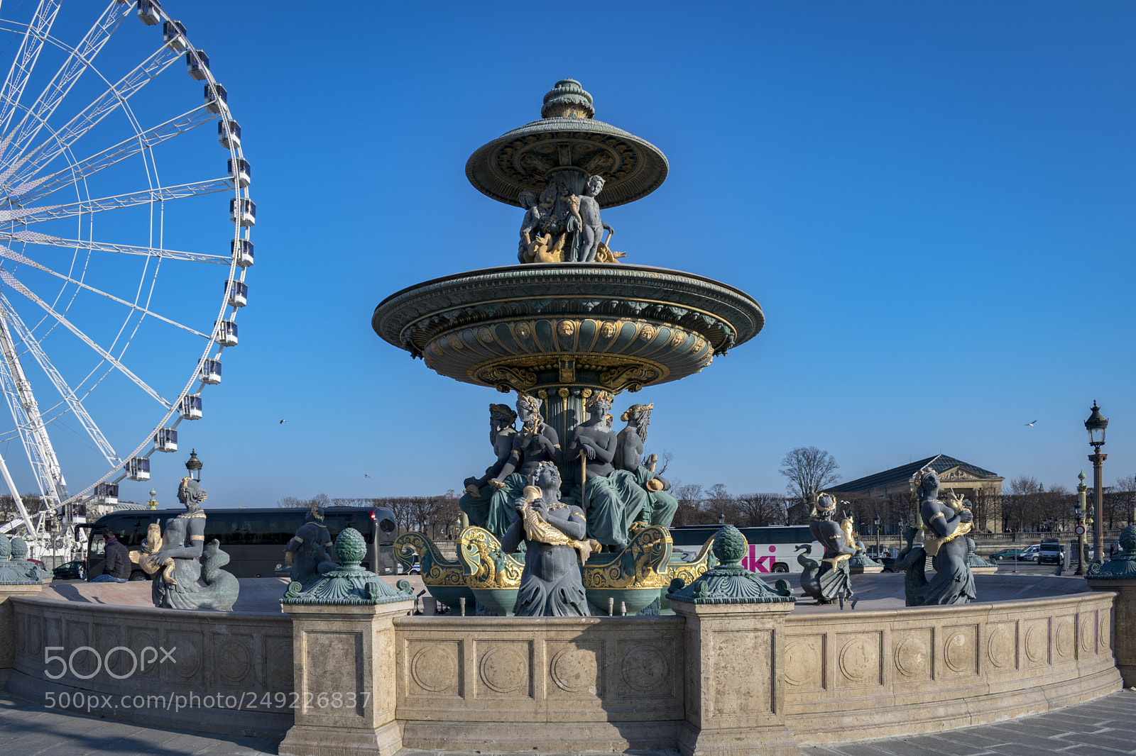Nikon D3400 sample photo. Fontaine des mers, paris photography