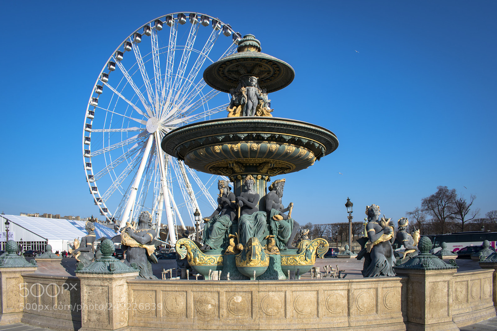 Nikon D3400 sample photo. Fontaine des mers, paris photography