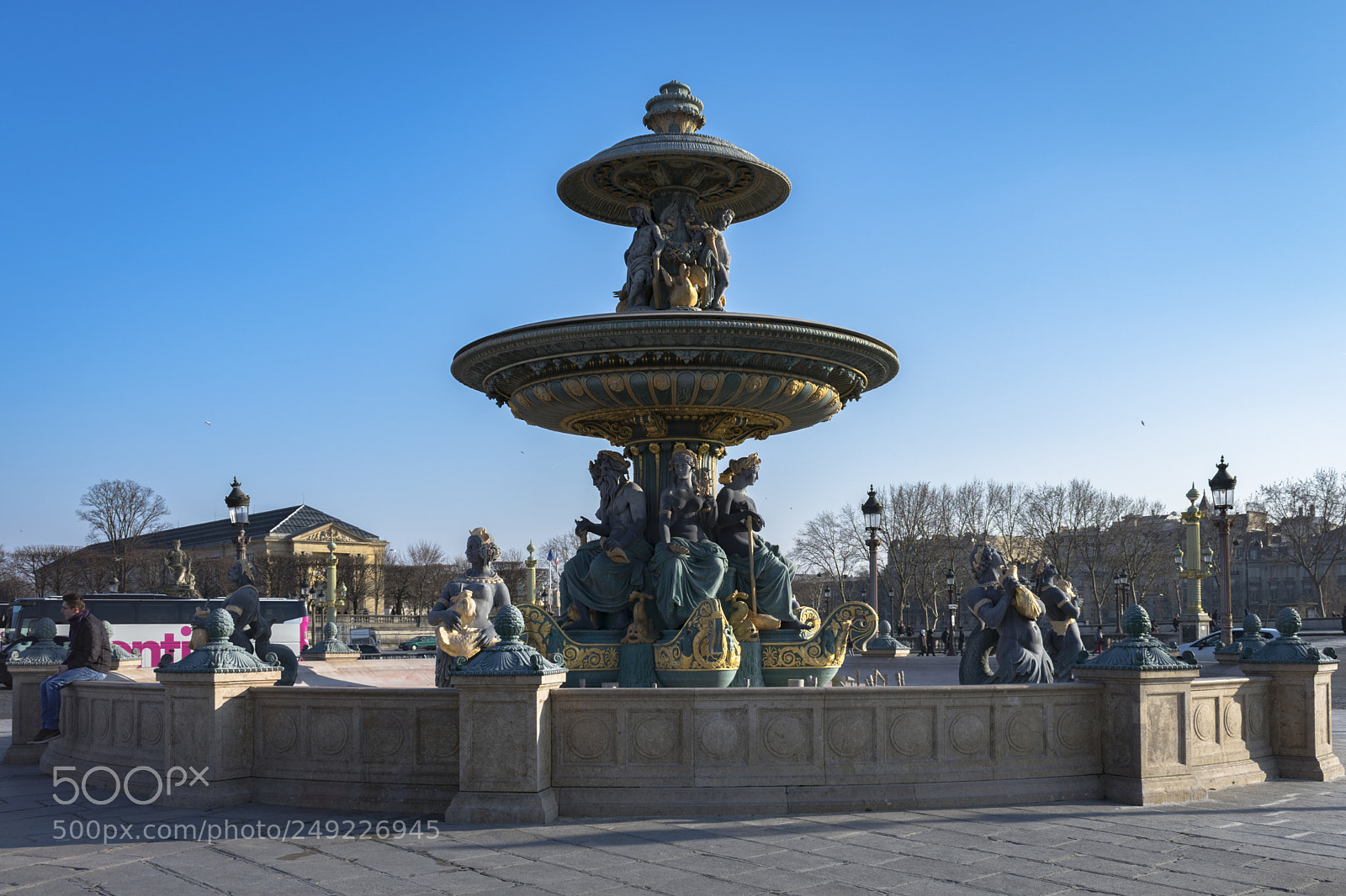 Nikon D3400 sample photo. Fontaine des mers, paris photography