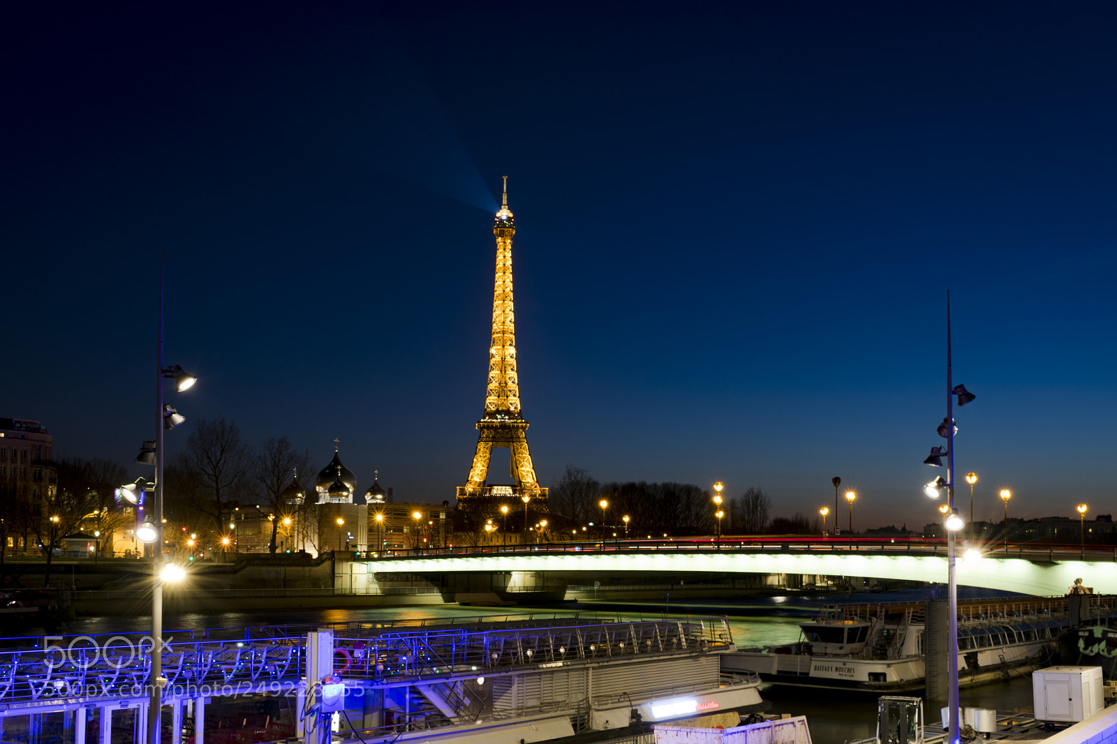 Nikon D3400 sample photo. Eiffel tower, night lights photography