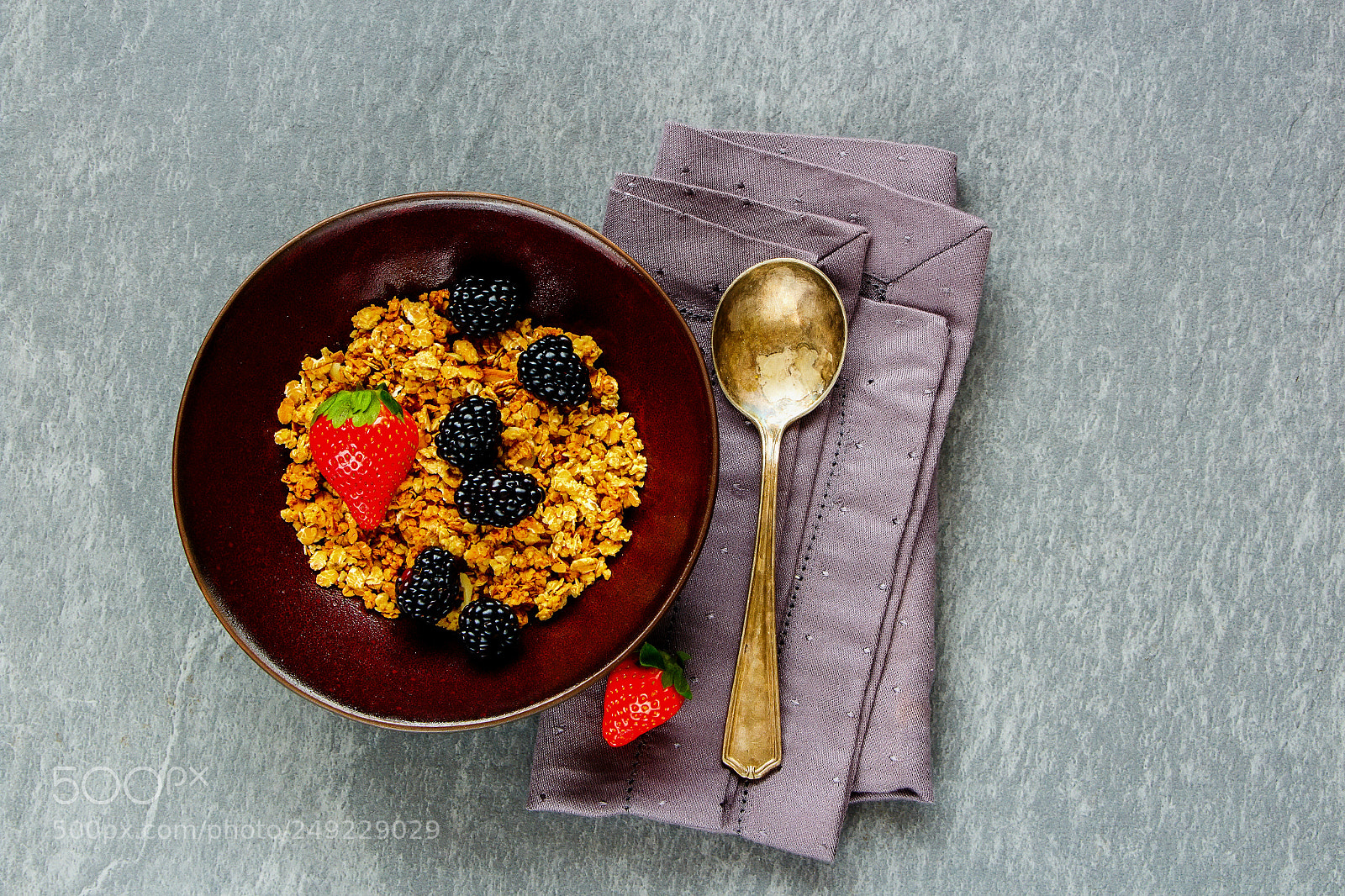 Canon EOS 700D (EOS Rebel T5i / EOS Kiss X7i) sample photo. Breakfast bowl with muesli photography