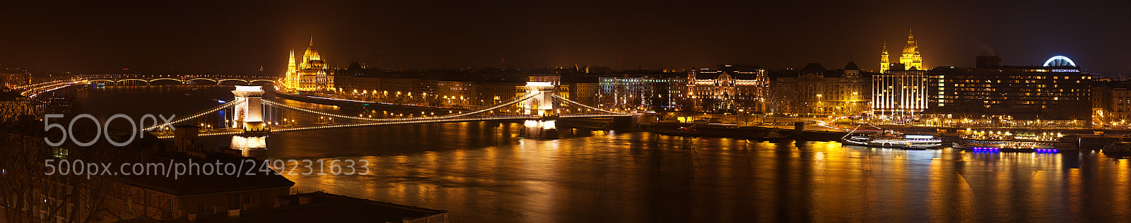 Canon EOS 60D sample photo. Budapest night panorama photography