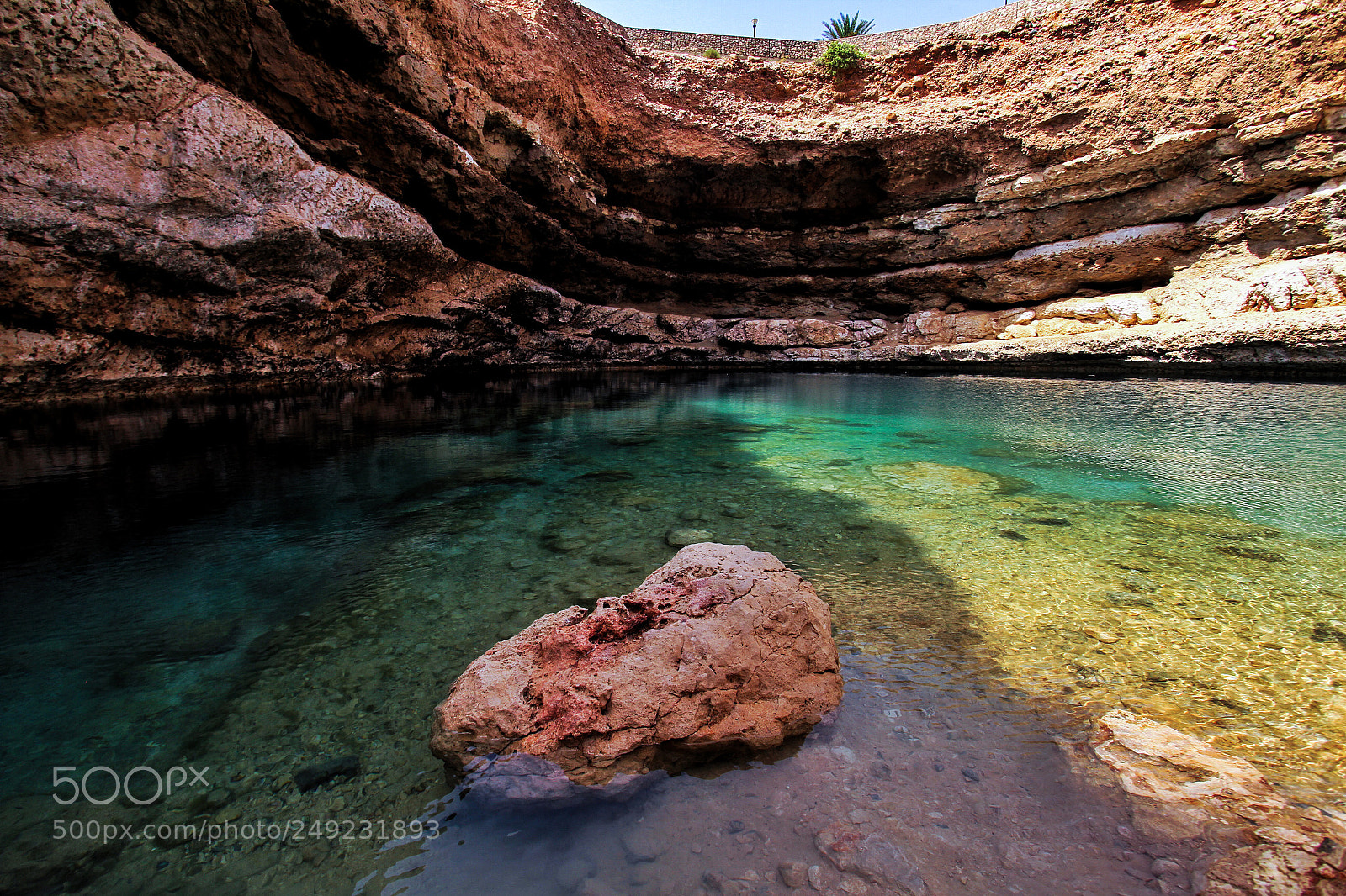 Canon EOS 7D sample photo. Bimmah sinkhole is a photography