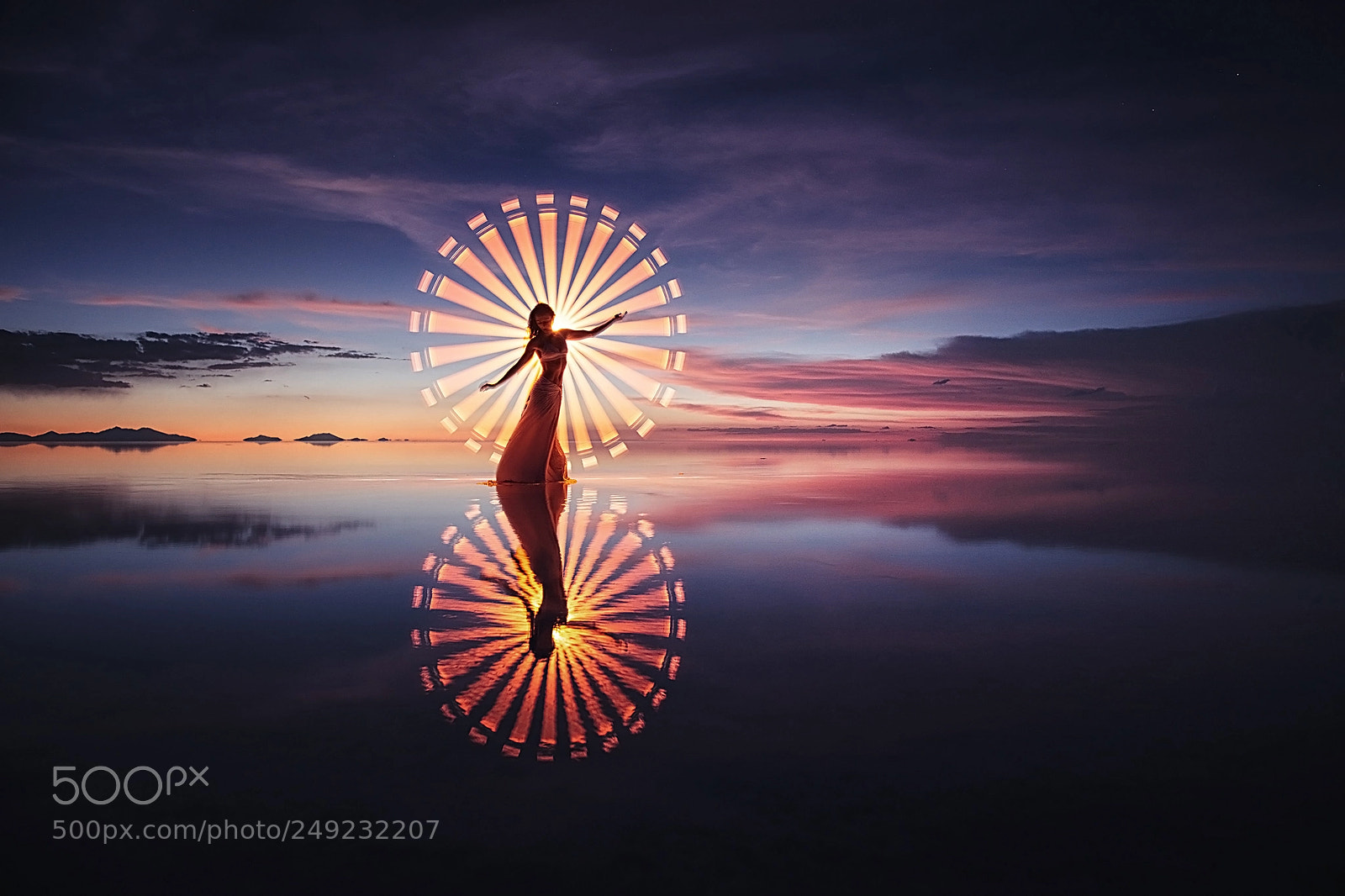 Canon EOS 5D Mark IV sample photo. Light-painting at the uyuni photography