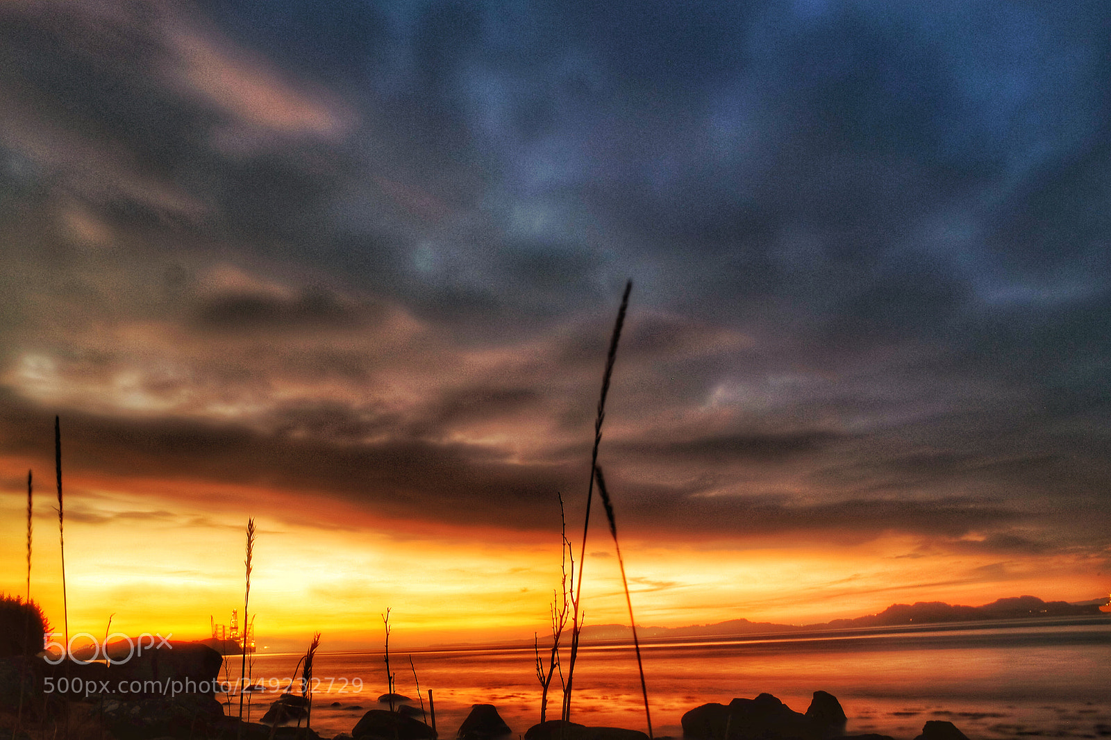 Fujifilm X100S sample photo. Burning sky photography