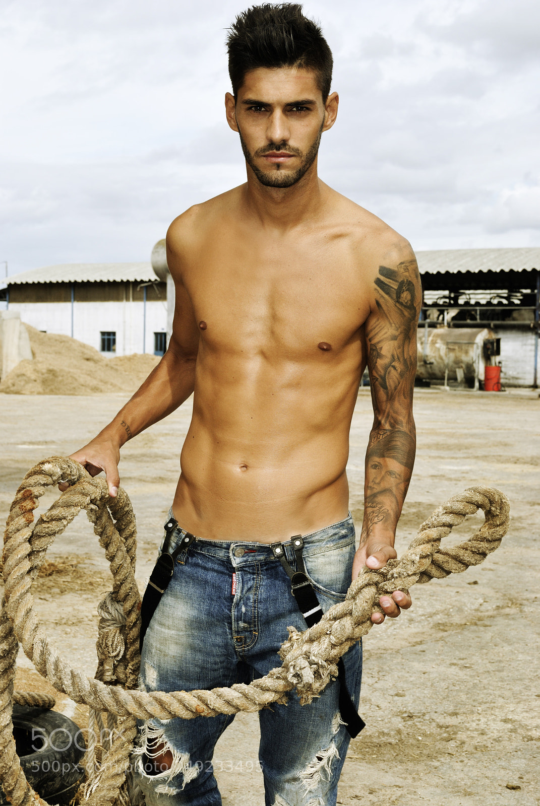 Nikon D3000 sample photo. The farm model photography