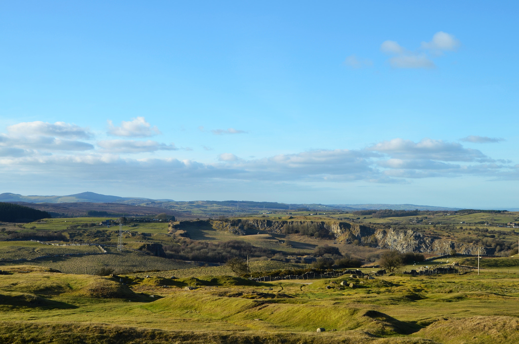 Nikon D5100 sample photo. Esclusham mountain photography