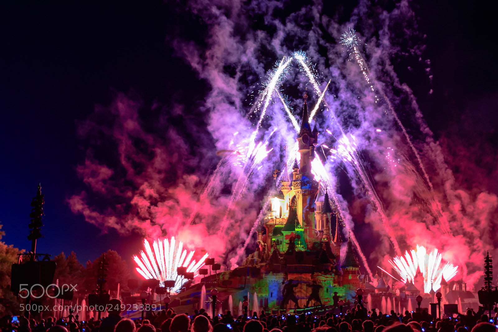 Canon EOS 80D sample photo. Disneyland fireworks 3 photography