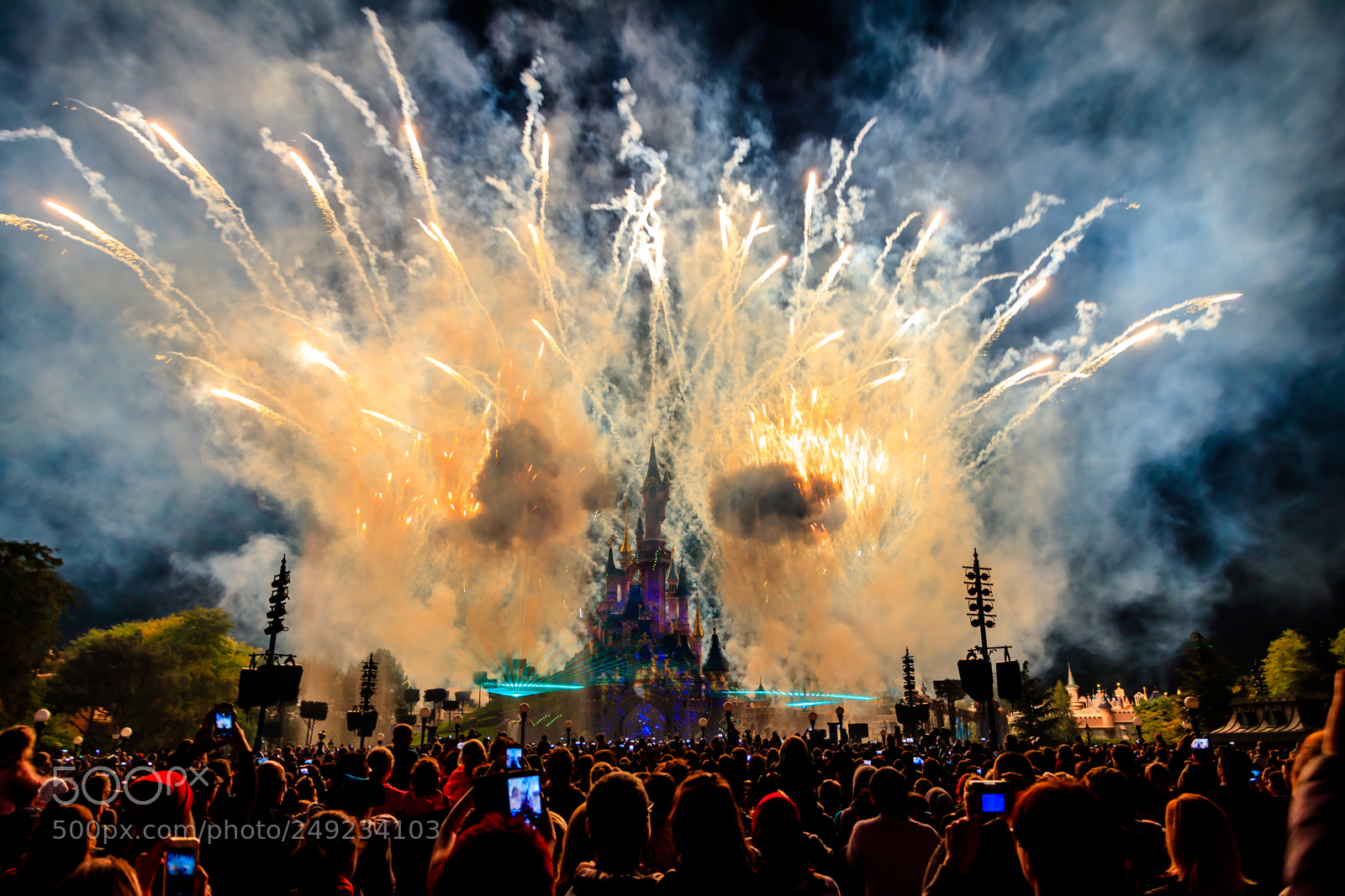Canon EOS 80D sample photo. Disneyland fireworks 6 photography