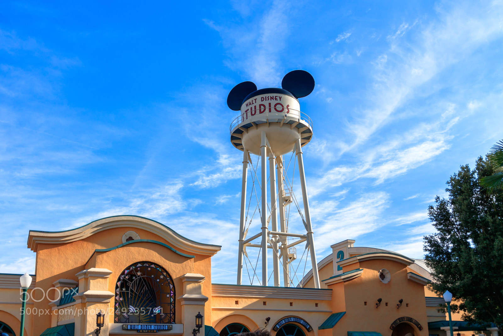 Canon EOS 80D sample photo. Watertower at disney photography
