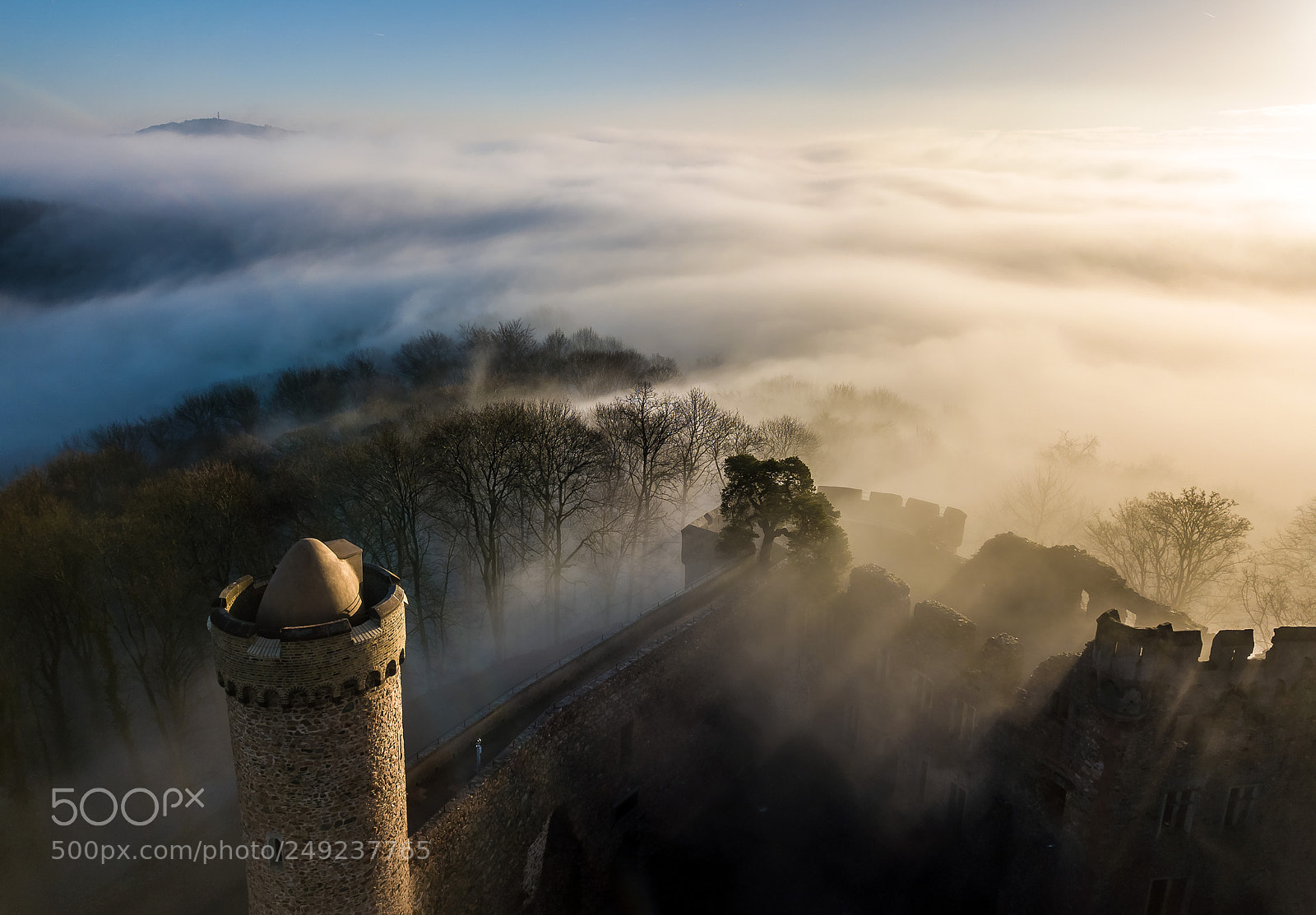 DJI FC220 sample photo. Fog is coming photography