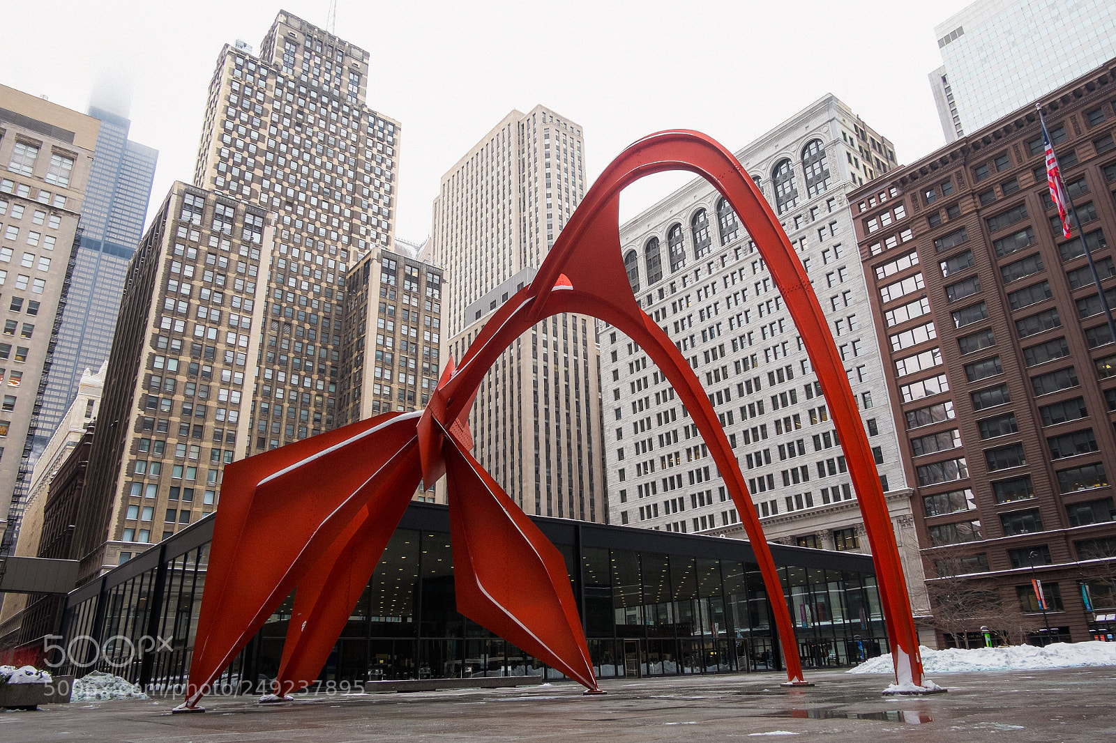 Fujifilm X-E1 sample photo. Calder's flamingo. photography