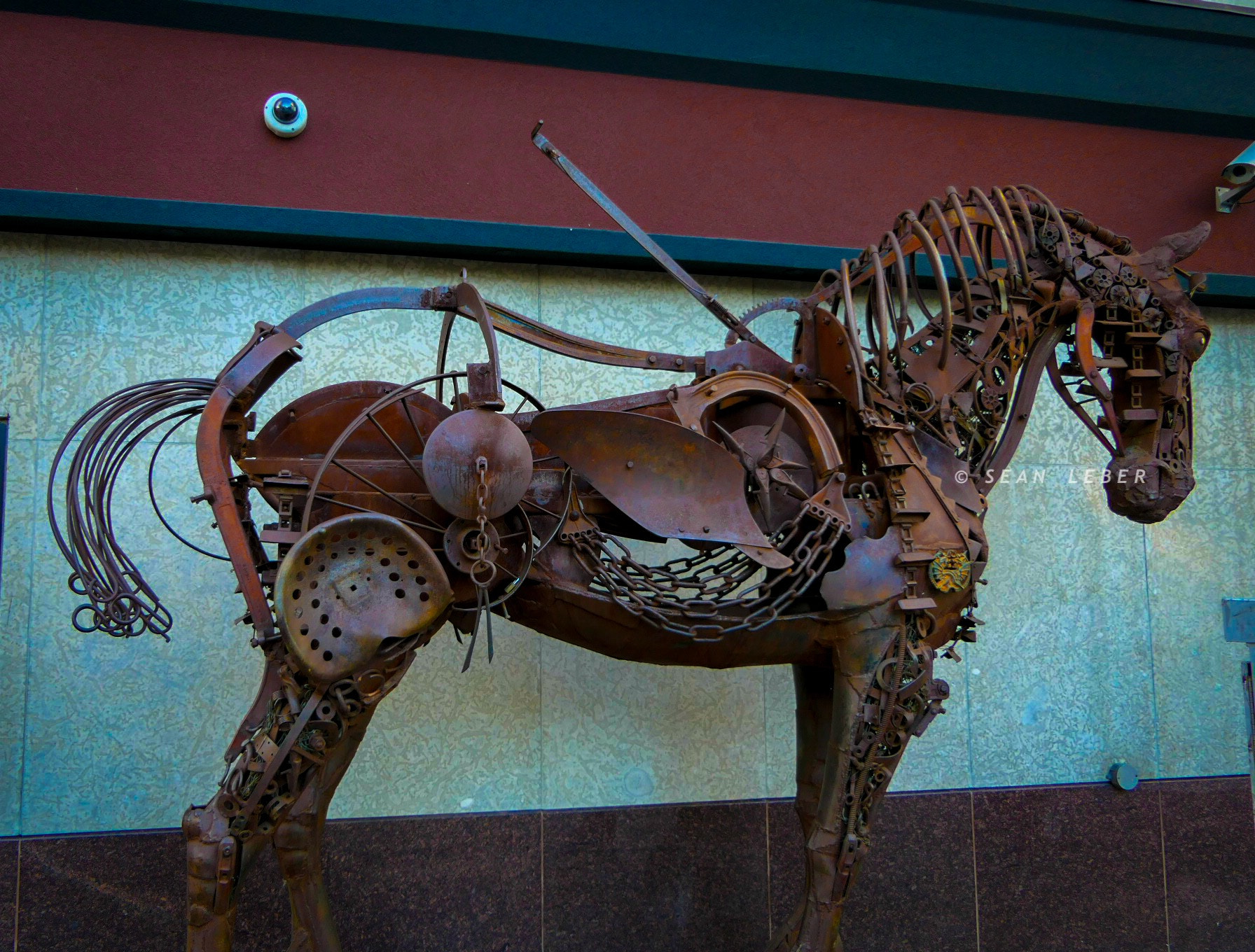 Panasonic Lumix DMC-FZ2500 (Lumix DMC-FZ2000) sample photo. Metal horse yyc photography