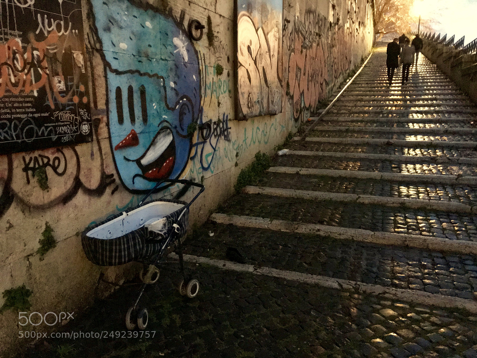 Apple iPhone 7 Plus sample photo. Downstairs rome photography