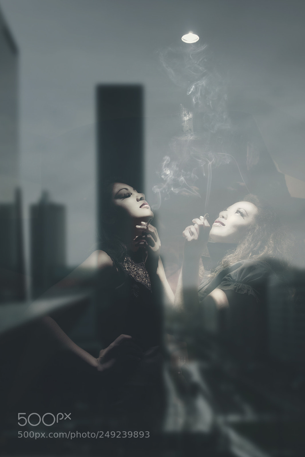 Nikon D3100 sample photo. Smoking photography