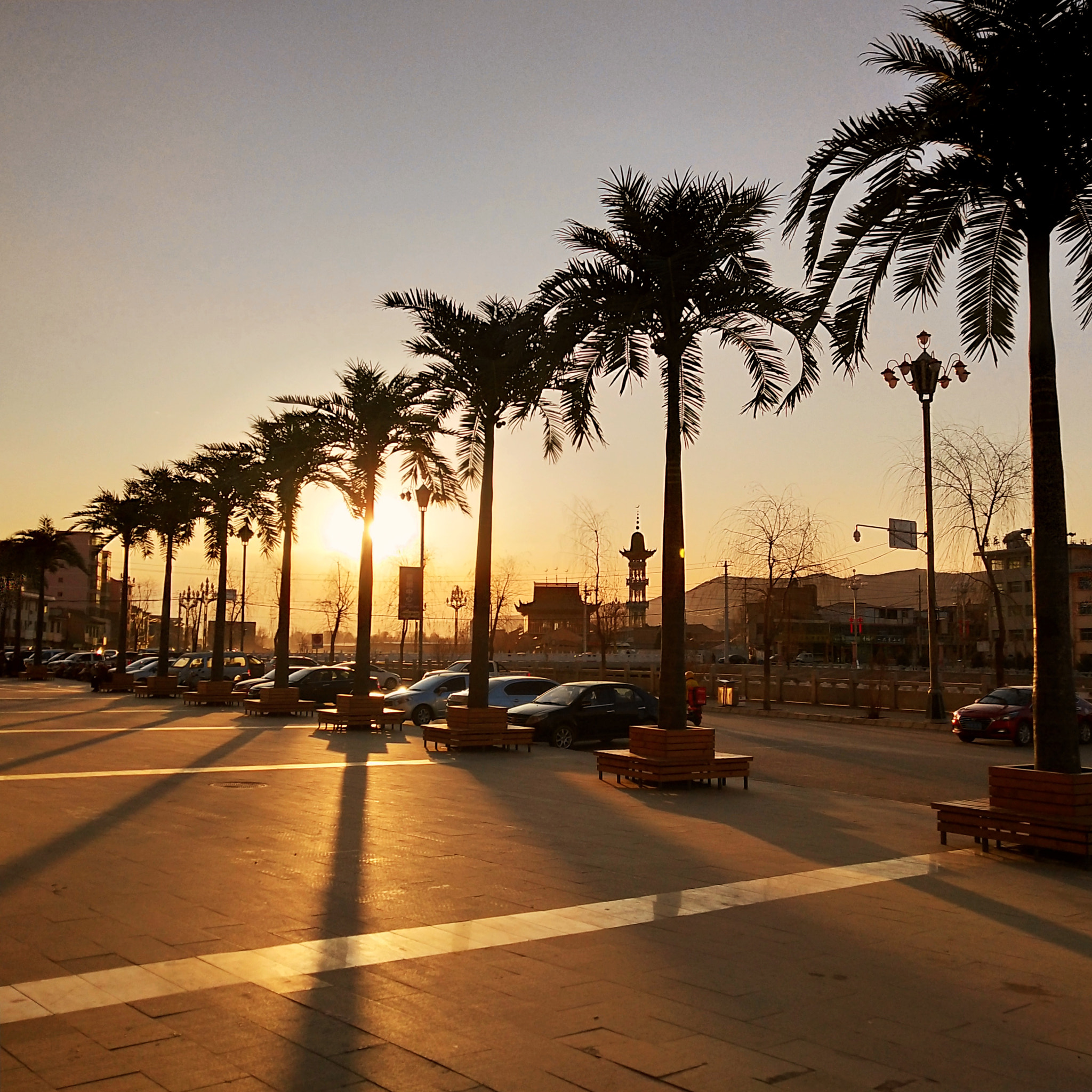 vivo X20A sample photo. My mobile-phone sunset image photography