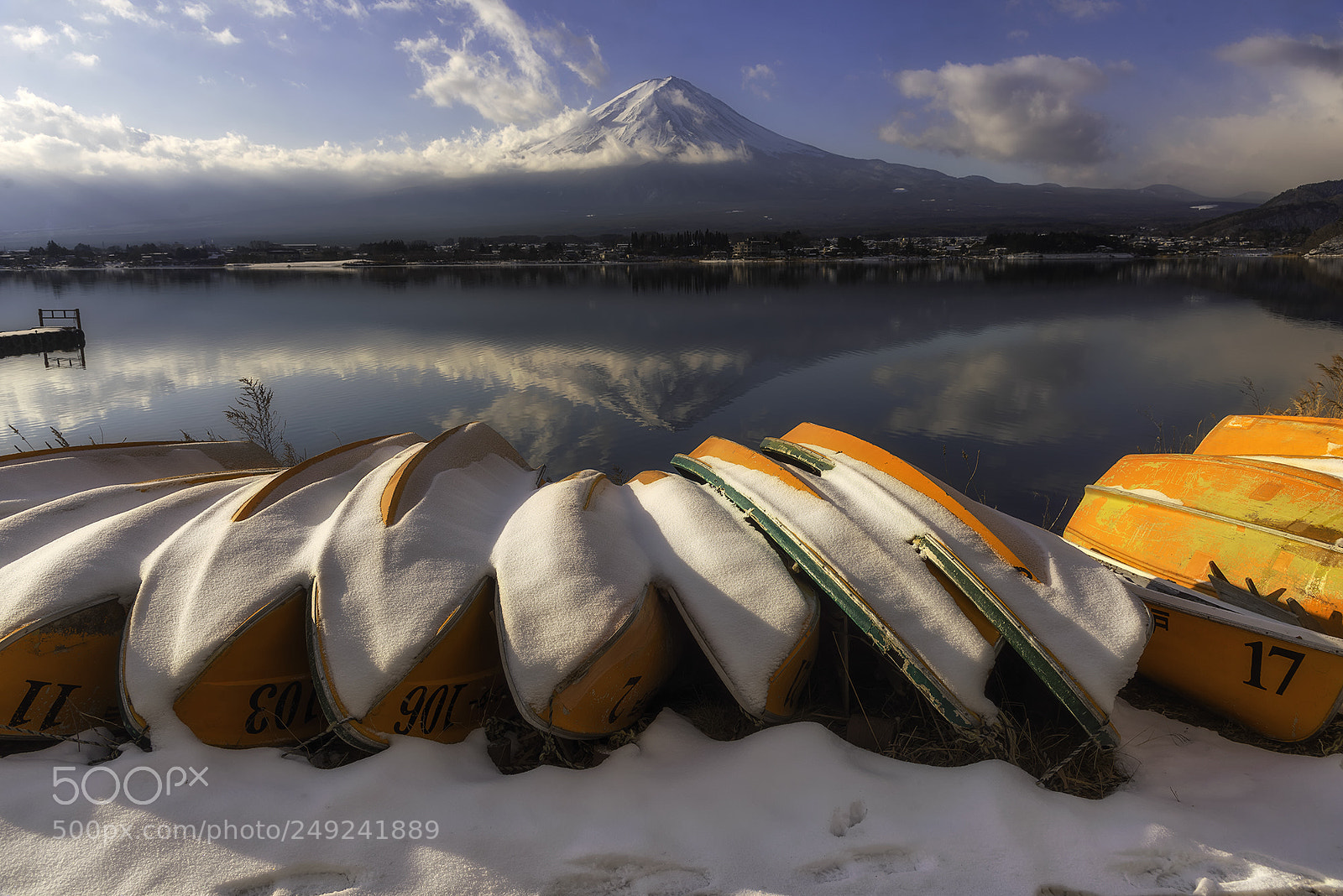 Nikon D610 sample photo. Reflextion of fuji san photography