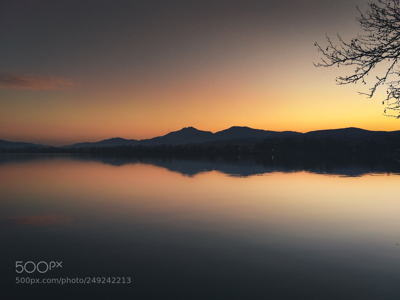 Xiaomi Redmi 3S sample photo. Sunset at the lake photography