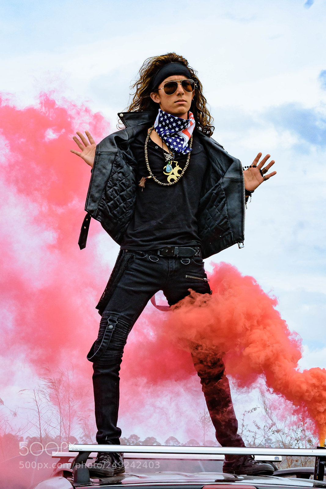 Nikon D7200 sample photo. Smoke bomb photography