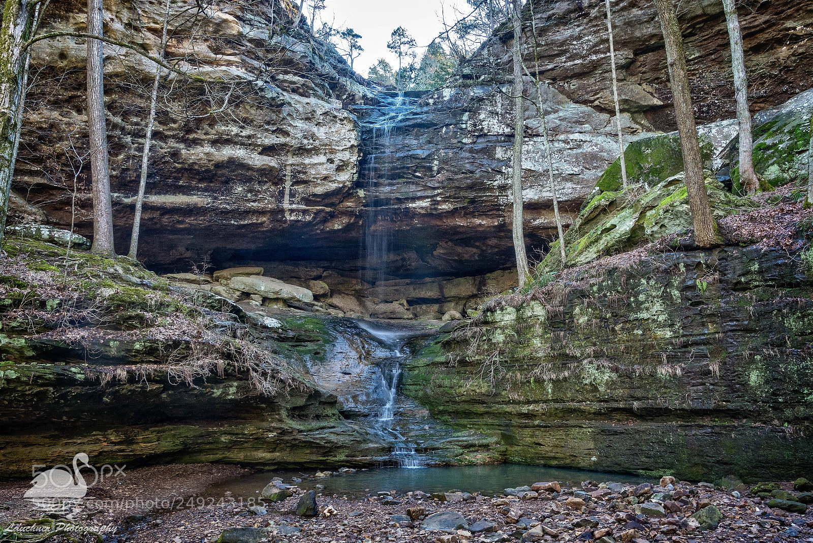 Nikon D5200 sample photo. Big rocky hollow falls photography
