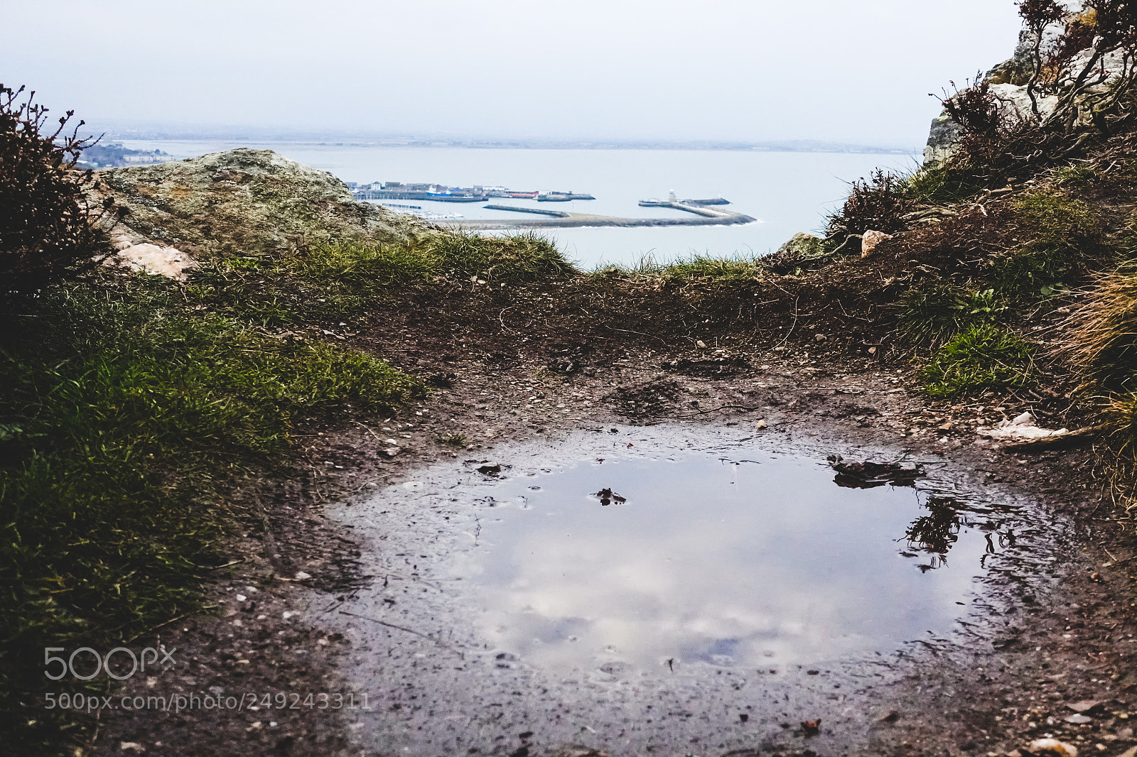 Sony Cyber-shot DSC-RX100 IV sample photo. Puddles at seaside photography