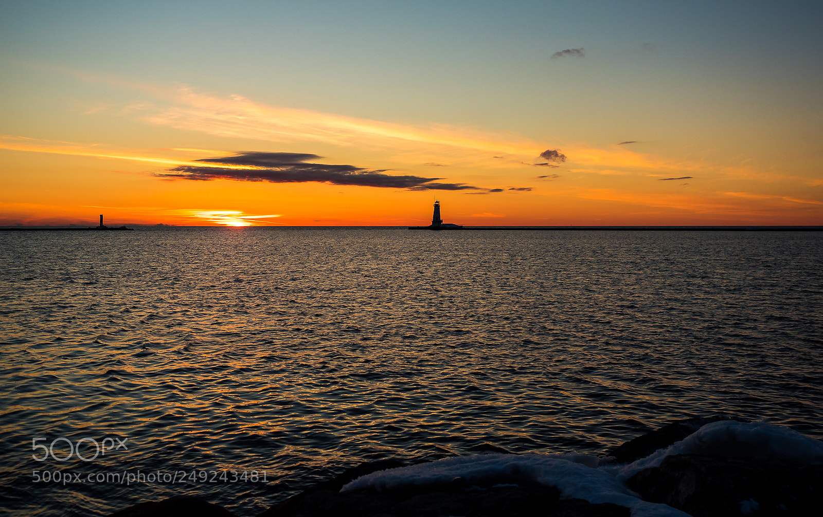 Olympus OM-D E-M5 II sample photo. Winter sunset photography