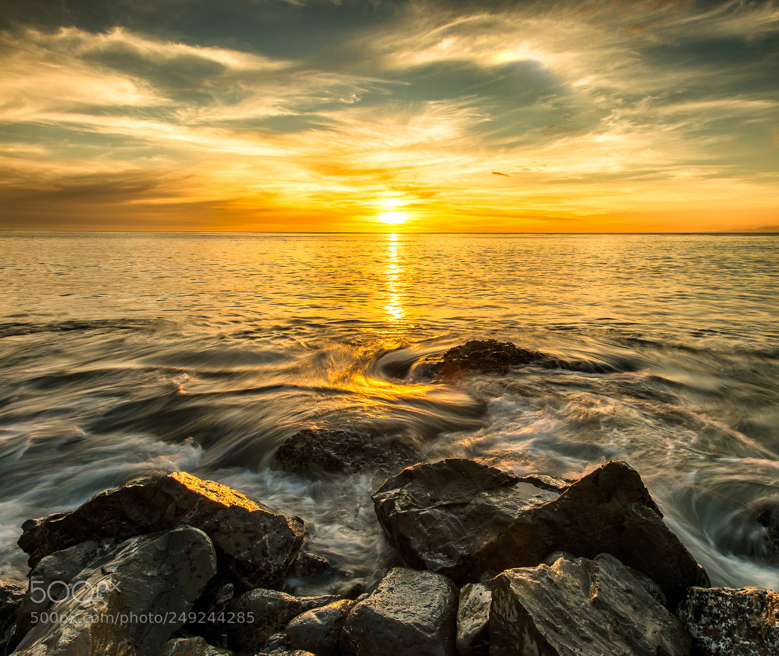 Nikon D800 sample photo. Sunset swirls photography